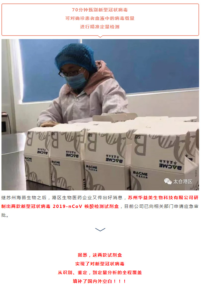 【戰(zhàn)“疫”一線】抗擊疫情再發(fā)力！又一家港區(qū)生物醫(yī)藥企業(yè)研制出高性能新冠病毒核酸檢測試劑盒！